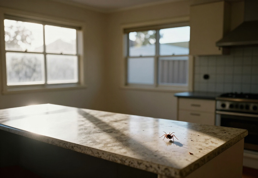 Termite damage in an Asquith home before treatment